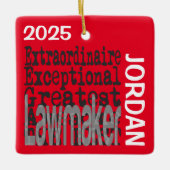 Advocate Extraordinaire Keramisch Ornament (Voorkant)