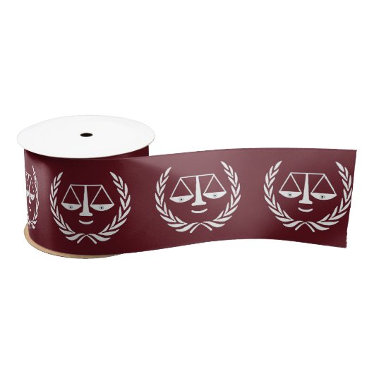 Advocate Gift Satin Ribbon Satijnen Lint (Spoel)