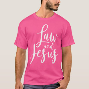 Advocate Gift voor haar grappige wet Jezus vrouwen T-shirt