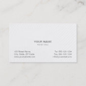 Advocate Gold look Pillar Pictogram Professional B Visitekaartje (Achterkant)