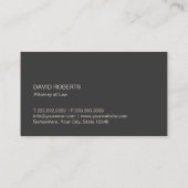 Advocate Gold Scale Logo Law Kantoor Visitekaartje (Achterkant)