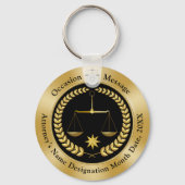 Advocate Graduation Party Ideeën, Cheap Party Favo Sleutelhanger (Voorkant)