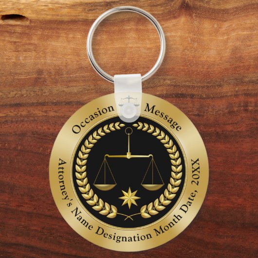 Advocate Graduation Party Ideeën, Cheap Party Favo Sleutelhanger (Voorkant)