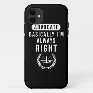 Advocate heeft altijd gelijk Case-Mate iPhone case