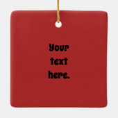 Advocate Humor kerstversiering Keramisch Ornament (Achterkant)