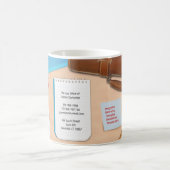 Advocate Kantoor Desk Achtergrond Mok (Center)