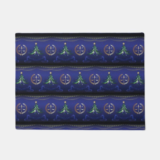 Advocate kerstboom Elegant Deurmat (Voorkant)