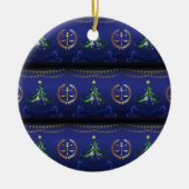 Advocate kerstboom Elegant Keramisch Ornament (Voorkant)