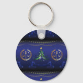 Advocate kerstboom Elegant Sleutelhanger (Voorkant)