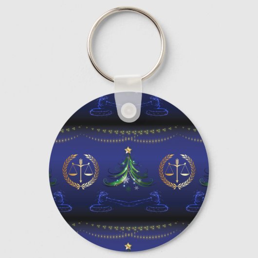 Advocate kerstboom Elegant Sleutelhanger (Voorkant)