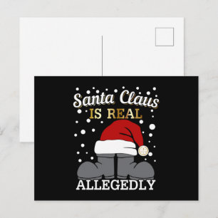 Advocate Kerstmis - Santa is Real Naar verluidt Briefkaart