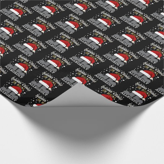 Advocate Kerstmis - Santa is Real Naar verluidt Cadeaupapier (Hoek)