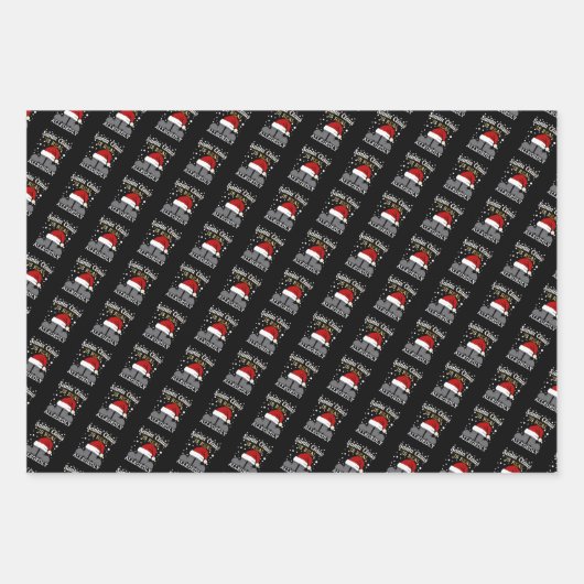 Advocate Kerstmis - Santa is Real Naar verluidt Inpakpapier Vel (Voorkant 3)