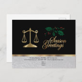 Advocate kerstmis - Seizoengroeten Feestdagenkaart (Voorkant / Achterkant)