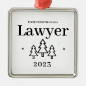 Advocate kerstversiering metalen ornament (Voorkant)
