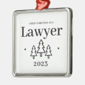 Advocate kerstversiering metalen ornament (Links)