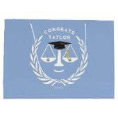 Advocate Law School Afstudeerder Grote Geschenktas Groot Cadeauzakje (Achterkant)