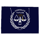 Advocate Law School Afstudeerder Grote Geschenktas Groot Cadeauzakje (Achterkant)