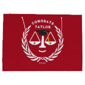 Advocate Law School Afstudeerder Grote Geschenktas Groot Cadeauzakje (Achterkant)