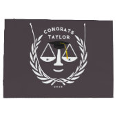 Advocate Law School Afstudeerder Grote Geschenktas Groot Cadeauzakje (Achterkant)