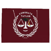Advocate Law School Afstudeerder Grote Geschenktas Groot Cadeauzakje (Achterkant)