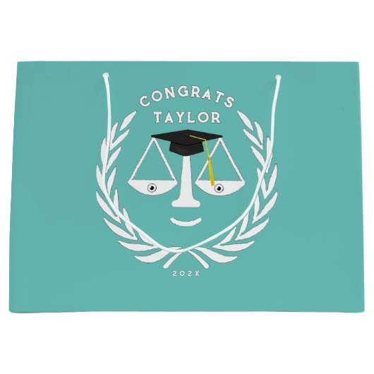 Advocate Law School Afstudeerder Grote Geschenktas Groot Cadeauzakje (Voorkant)