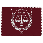 Advocate Law School Afstuderen Grote Geschenktas Groot Cadeauzakje (Achterkant)
