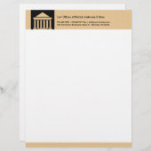 Advocate Letterhead Briefhoofd Sjabloon (Voorkant / Achterkant)