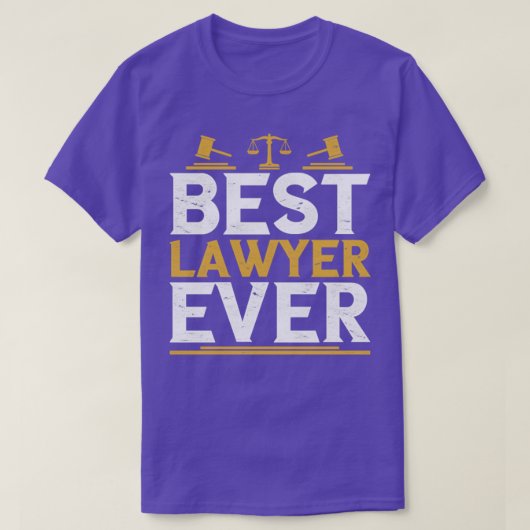 Advocate Lover Funny Attorney Best Lawyer T-shirt (Design voorkant)