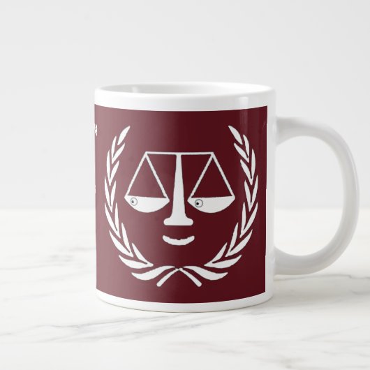 Advocate Novelty Gift Personalized Giant Coffee Mo Grote Koffiekop (Rechts)