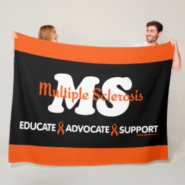 Advocate-ondersteuning opleiden...MS Fleece Deken