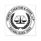 Advocate Schalen van Justitie 4S advocatenkantoor  Zelfinktende Stempel (Design)