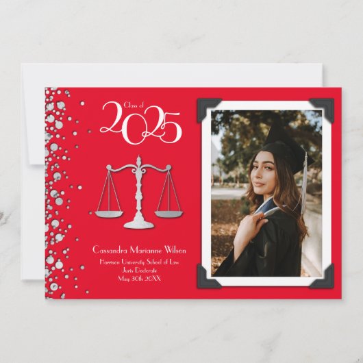 Advocate School Silver Afstuderen Red Kaart (Voorkant)