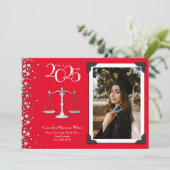 Advocate School Silver Afstuderen Red Kaart (Staand voorkant)