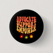 Advocate Support Empower Ronde Button 3,2 Cm (Voorkant)