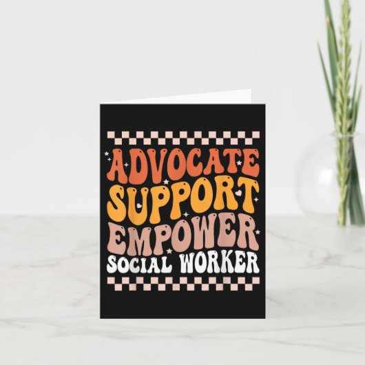 Advocate Support Empowerment Maatschappelijk Werk Kaart (Voorkant)