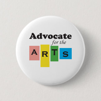Advocate voor de Kunsten Ronde Button 5,7 Cm