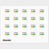 Advocate voor de Kunsten Ronde Sticker (Vel)
