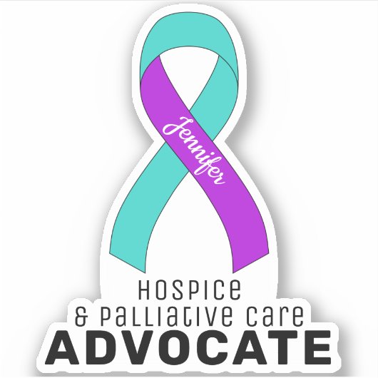 Advocate voor spoeling en palliatieve zorg, vinylS Sticker (Voorkant)