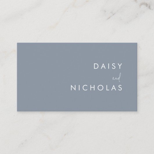 Advocate voor usty Blue Accountant All Professiona Visitekaartje (Voorkant)