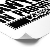 Advocate | Wetgeving van advocaten Gift Idea Poster (Hoek)