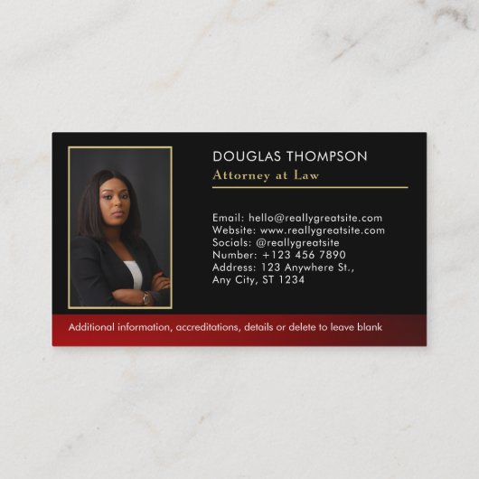 Advocaten advocatenkantoor advocaat Foto Modern Pr Visitekaartje (Achterkant)