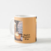 "Advocaten/Barristers in het Engels Wigs" Koffiemok (Voorkant links)