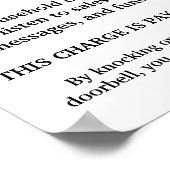 Advocaten betalen je! poster (Hoek)