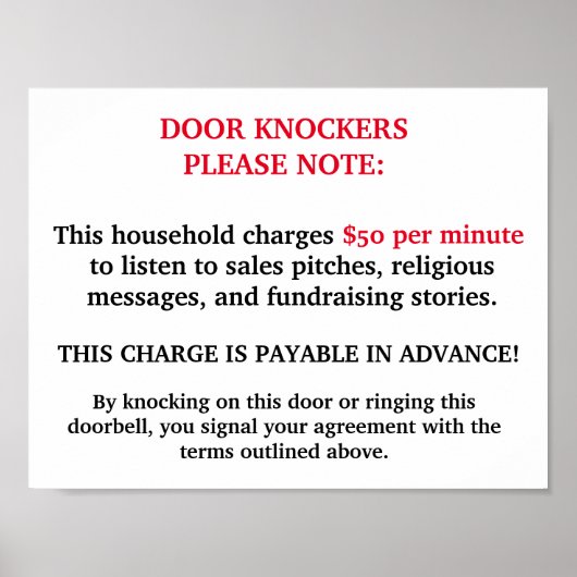 Advocaten betalen je! poster (Voorkant)