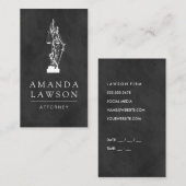 Advocaten bij Blind Justice Icon Afsprakenkaartje (Voorkant / Achterkant)