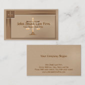 Advocaten bij het Law Lawyer Visitekaartje (Voorkant / Achterkant)