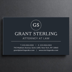 Advocaten bij Law Black Silver Luxury Visitekaartje