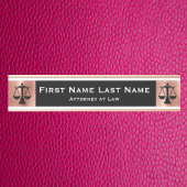 Advocaten bij Law Door Signs Lawyer Roos Gold Deurbordje