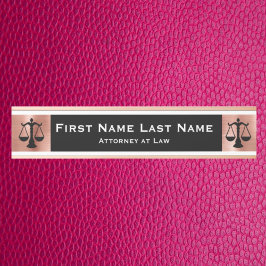 Advocaten bij Law Door Signs Lawyer Roos Gold Deurbordje